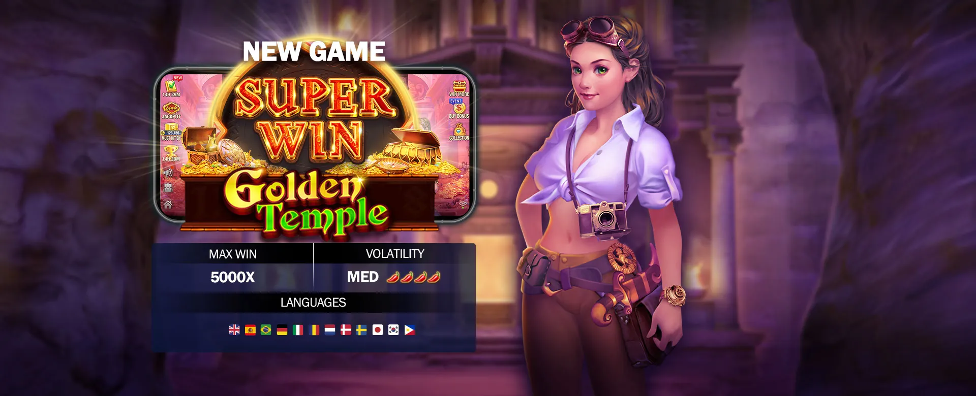 Vibrant slot machine background for 8K8 Slot Casino Login